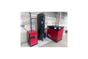 variable speed compressor with dryer