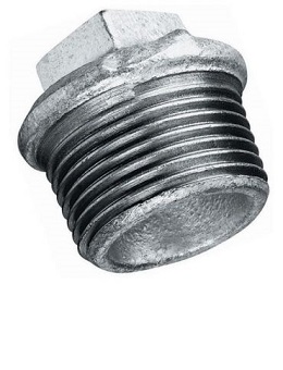 Galvanised BSP Male Plugs - Blanking Plugs