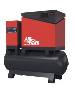 Airwave Vari-Speed, 7.5kw, Variable Speed, Screw Compressor, 40 cfm, 6-10 Bar, 350L Tank, Dryer Mounted
