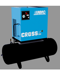 ABAC, CROSS 900 10 400/50 200, Screw Compressor, 7.5Kw/10hp, 29.9 CFM, 9.5 Bar, Tank Mounted, 3 Phase, 1839025641