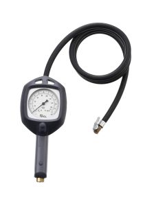 PCL, Dial Gauge Inflator, 0-170 psi & 0-12 bar, 1.8m Hose, Clip-On Connector, ATIH08