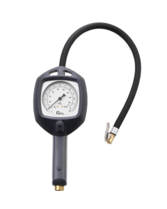 PCL, Dial Gauge Inflator, 0-170 psi & 0-12 bar, 0.5m Hose, Clip-On Connector, ATIH081