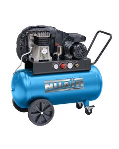 NuAir, NB2800B/50/2M TECH PRO - PORTABLE (13A) 2hp/1.5Kw, 9 CFM,10 bar, 50L Tank, Lower Noise Level, Oil Lubricated.