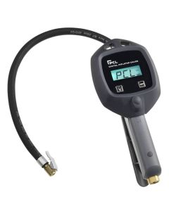 PCL, Digital Inflator Gauge, 0.53m (21") Hose, with Clip On Connector, DTI081