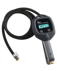 PCL, Digital Inflator Gauge, 1.8m (6ft) Hose, with Clip On Connector, DTI08