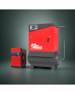 Airwave Eco-Speed 11kW Screw Compressor – 10 Bar, Industrial Tank-Mounted Compressor With Dryer, 52 CFM