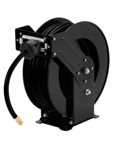 PCL, Workshop Steel Hose Reel, 15m x 10mm (3/8") i.d. Hose, 1/4" Male connections, HRA4P01