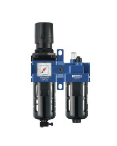 Prevost, 3/8" BSP, Filter-Regulator, Lubricator, Bracket and Gauge Combined, ALTO 2 Range, KTB SM2