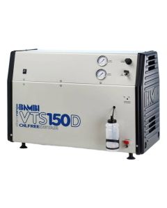 Bambi VTS Range, VTS150D, 1.5hp/1.1Kw, 175l/min, 8 bar, 23L Tank, Silent Dental Air Compressor & Adsorption Dryer