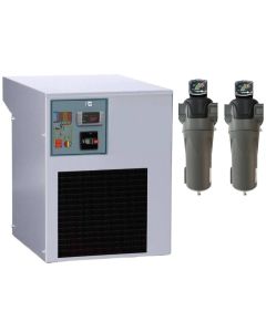 NANO-Purification Solutions, 35 CFM, Refrigerated Dryer + Pre and Oil Removal Filters