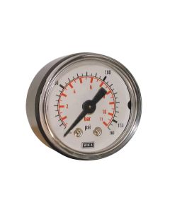 1/8" BSP, 40mm, Rear Entry, Pressure Gauge, 0-160 psi, 0-11 bar, ATG4