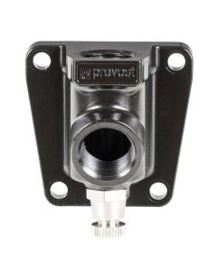 Prevost Manifold, 1/2" Inlet, 1 x 1/2" Outlet, Wall Bracket and Drain, MF 103S1