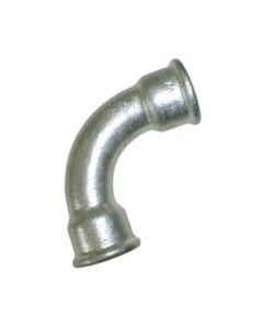 1/2" BSP Equal Female Elbow, L/Radius, Galvanised, AL-002D9