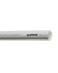 Prevost, 1 x 2.9m, 63mm Grey Aluminium Pipe, PPS GTU6330