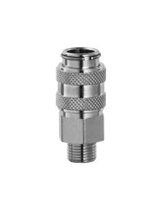 PCL, 1/8" Male Thread Miniature Coupling, AC11AM