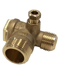 ABAC, (OEM) 1" BSPM x 3/4" Flared Male, Outlet, Non-Return Valve, 6210718500