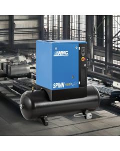 ABAC, VSD-SPINN, C43, Screw Compressor, 7.5Kw/10hp, 34 CFM, 9.5 Bar, Tank Mounted, 3 Phase, 4152060827