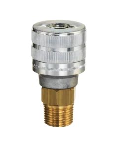 PCL, 1/4" Male Thread Coupling, ACS102 (9793D-12), Schrader Standard