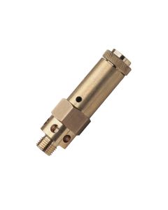 Lorch, 1/4" BSP Male, Set Pressure 9 bar, Safety Valve, 8mm Nominal Diameter, Brass, 