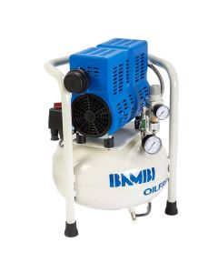 Bambi PT Range, PT15, 1hp/0.75Kw, 128l/min, 8 bar, 15L Tank, Low Noise Air Compressor