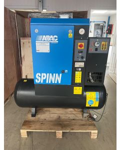 Ex-Hire, ABAC, SPINN E, Screw Compressor, 2.2Kw/3hp, 9.9 CFM, 10 Bar, Dryer, 200L Tank, 3 Phase