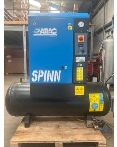 Ex-Hire, ABAC, SPINN, Screw Compressor, 2.2Kw/3hp, 9.9 CFM, 10 Bar, 200L Tank, 3 Phase