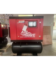Airwave Micro-Speed, Variable Speed Compressor, 5.5hp/4Kw-400V, 17 CFM, 6-10 Bar 160L Tank Mounted