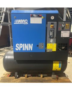 Ex-Hire, ABAC, SPINN E, Screw Compressor, 5.5Kw/7.5hp, 21 CFM, 10 Bar, 270L Tank, 3 Phase