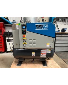 EX-Rental, SCR, Variable Speed Compressor, 10hp/7.5Kw, 38 CFM, 6-8 Bar, Tank Mounted