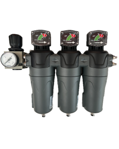 Airwave, 3 Stage, 3/4" c/w Float Drain, Differential Gauge and Bracket, max 88 c.f.m Flow Rate