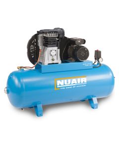 NuAir, B3800B-PRO-150 FM3 (16A) 3hp/2.2Kw, 14 CFM,10 bar, 150L Tank, Lower Noise Level.