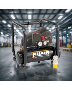 NuAir, Roll Cage OM195/6 110v, 1.5hp/1.1Kw, 8 Bar, 7.1 CFM, 8 bar, 6L Tank, Oil Free.