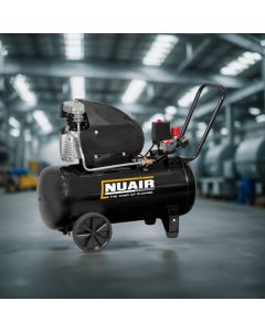 NuAir, MK285-24-CM2 TECH, 2hp/1.5Kw, 9.2 CFM,10 bar, 50L Tank, Oil Lubricated.