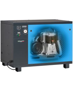 AIRSIL2 NB5/5.5 FT, 5.5hp/4Kw, 24 CFM,10 bar, Floor Mounted, Low Noise Level, Oil Lubricated.