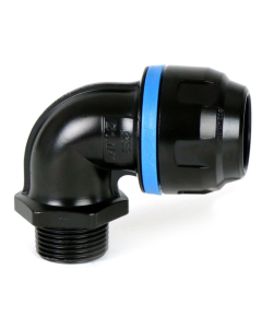 Prevost, 25mm x 3/4" BSP Male Thread, Aluminium Elbow, PPS1 9CM2527