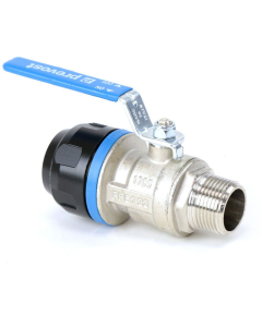 Prevost, 25mm x 3/4" BSPP Male Valve, for PPS Aluminium Pipe, PPS1 RSIM2527