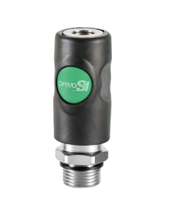 Prevost S1, 1/2" BSPP Male, Safety Quick Release (EURO) Coupling, ESI 071153