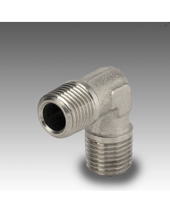 A15, 1/8" BSP Male x 1/8" BSP Male, Equal Elbow, 2115001