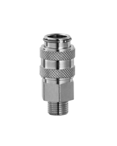 PCL, 1/8" Male Thread Miniature Coupling, AC11AM