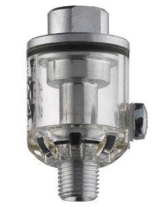 Air Treatment In-Line Lubricator, 1/4" Inlet Male Thread x 1/4" Outlet Female Thread, INL6