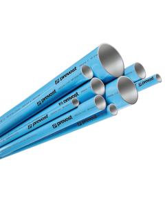 Prevost, 1 x 5.5m, 50mm Blue Aluminium Pipe, PPS BTU5055