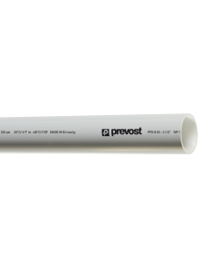 Prevost, 1 x 4m, 16mm Grey Aluminium Pipe, PPS GTU1640