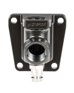 Prevost Manifold, 1/2" Inlet, 1 x 1/2" Outlet, Wall Bracket and Drain, MF 103S1