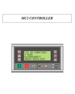 ABAC, (OEM) MC2 Control Panel, All Fixed Speed Models, 2203034100