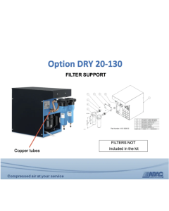 ABAC, Dryer Filter Support for Models DRY 20-130, 1/2" BSP Outlet