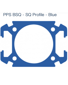 Prevost, 2 x 2m x PPS BSQ - SQ Profile - Blue, PPS BSQ2520