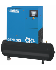 ABAC, Genesis, C55*, Screw Compressor, 11Kw/15hp, 59 CFM, 8 Bar, Dryer, Tank Mounted, 3 Phase, 4152059601