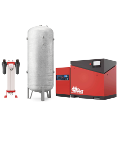 Airwave, Variable Speed Compressor, 15Kw, 62 cfm, Max 15 Bar, Laser Cutting Package