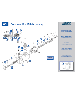 ABAC, (OEM) Genesis, Formula, BA51, 11-15Kw, Thermostat, MPV Kit, 8973035341
