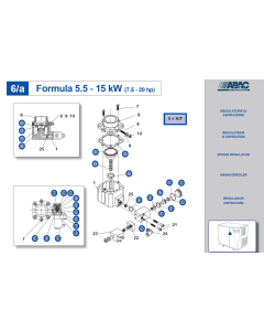 ABAC, (OEM) Genesis, Formula, 5.5-11Kw, BA51, Intake Valve Kit, 8973035321